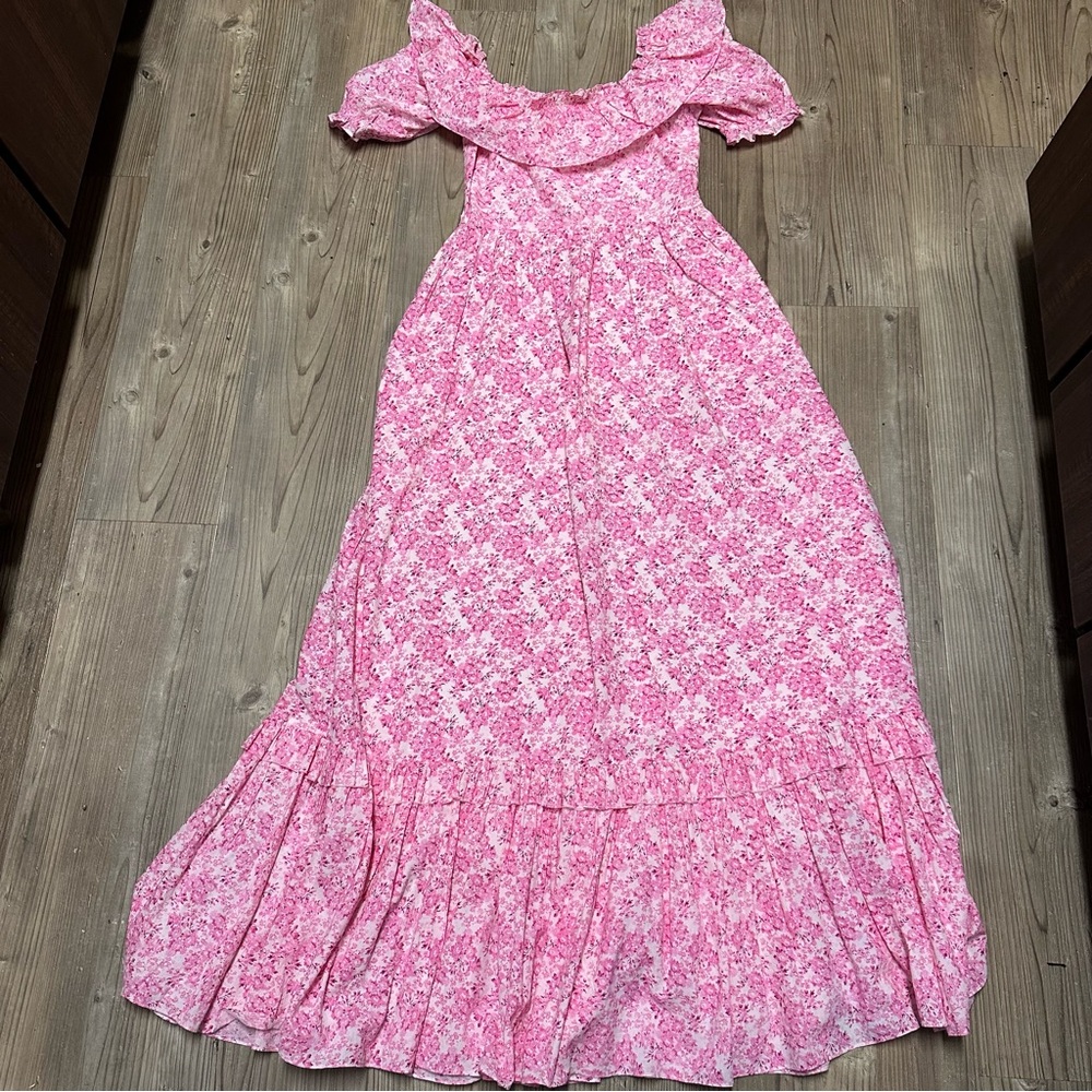 LoveShackFancy floral maxi dress